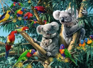 Koalas in a Tree Animals By Ravensburger