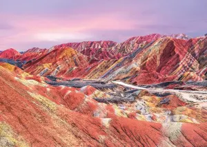 Rainbow Mountains, China Asia By Ravensburger