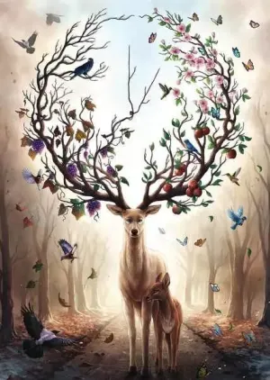 Fantasy Deer Forest Animal By Ravensburger