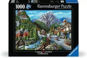 Canadian Collection: Welcome to Banff Cabin & Cottage By Ravensburger