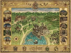 Hogwarts Map  Harry Potter By Ravensburger