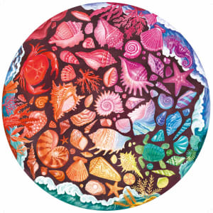 Seashells Circular Beach & Ocean By Ravensburger