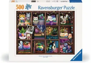 Cubby Cats and Succulents Collage By Ravensburger