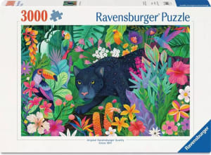 Panther in Flowery Jungle Big Cats By Ravensburger