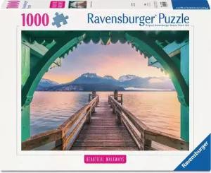 Footbridge at Lac d'Annecy Photography By Ravensburger