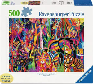 Jeweled Jungle Jungle Animals By Ravensburger