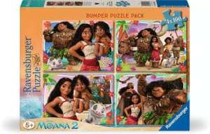Disney Moana Bumper Pack 4x100 Pc Puzzle Movies & TV By Ravensburger