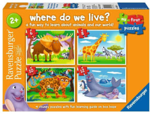 Where do we Live? Animals By Ravensburger