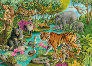 Animals of India Jungle Animals By Ravensburger