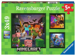 Minecraft Biomes Children's Cartoon By Ravensburger