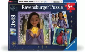 Disney Wish 3 x 49 Pc Puzzle Movies & TV By Ravensburger