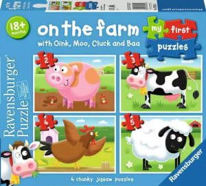 On The Farm My First Puzzle By Ravensburger