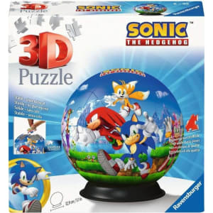 Sonic the Hedgehog 3D Puzzle Ball 72pc Game & Toy By Ravensburger