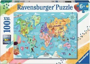 World Map Maps & Geography By Ravensburger