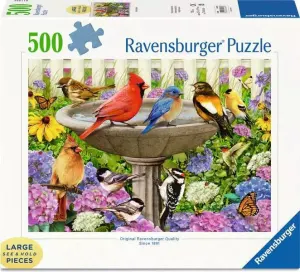 At the Birdbath Flower & Garden By Ravensburger
