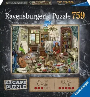 ESCAPE PUZZLE: The Artist's Studio Contemporary & Modern Art By Ravensburger