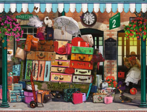 Traveling Light Humor By Ravensburger