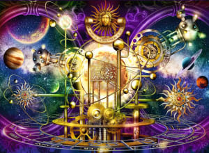 Golden Solar System Astrology & Zodiac By Ravensburger