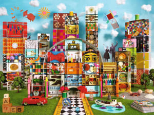 Eames House of Cards Fantasy Game & Toy By Ravensburger