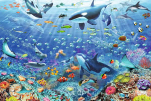 Colorful Underwater World Fish By Ravensburger
