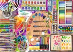 The Artist's Palette Collage By Ravensburger