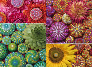 Mandala Blooms Collage By Ravensburger