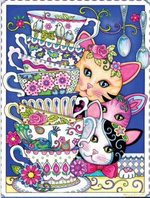 Colorful Expression - What Could Go Wrong? Cats By RoseArt