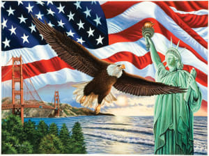 From Sea to Shining Sea New York By SunsOut