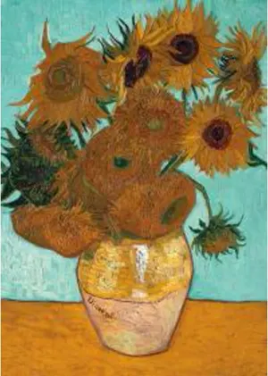 Sunflower Mini Puzzle Impressionism & Post-Impressionism By Tomax Puzzles