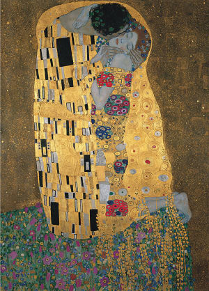 The Kiss Mini Puzzle Fine Art By Tomax Puzzles