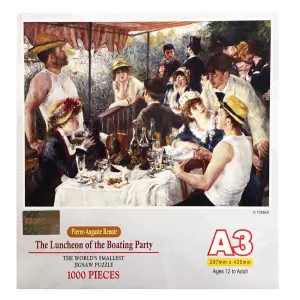 The Luncheon Of The Boating Mini Puzzle Fine Art By Tomax Puzzles