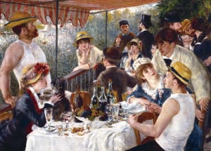 The Luncheon Of The Boating Mini Puzzle Fine Art By Tomax Puzzles