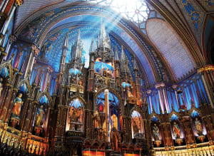 Notre Dame Basilica of Montreal Canada By Tomax Puzzles