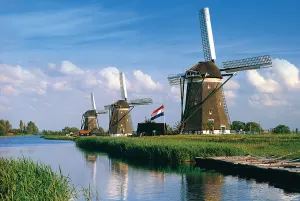 Windmill, Netherlands Landscape By Tomax Puzzles