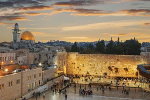 Wailing Wall - Dome of the Rock Sunrise & Sunset By Tomax Puzzles