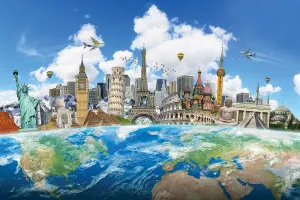 Famous Landmarks of the World Vehicles By Tomax Puzzles