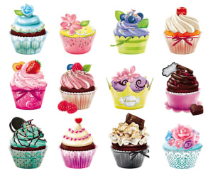 Cupcakes Dessert & Sweets By RoseArt