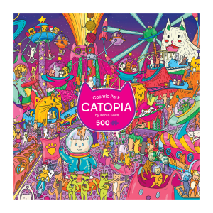 Catopia Cosmic Park Cats By RoseArt