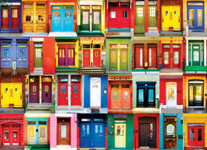 Montreal Doors Pattern & Geometric By Kodak