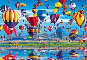 Balloon Reflections Hot Air Balloon By Kodak