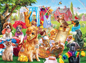 Laundry Day Dogs By RoseArt