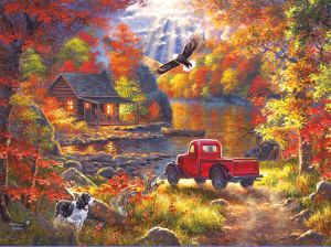 Lake Cottage Retreat Cabin & Cottage By RoseArt
