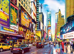 Times Square & 7th Avenue New York By Kodak
