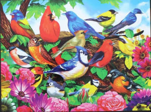 Friendly Birds Flower & Garden By Kodak
