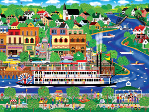 Lady of the River Americana By RoseArt