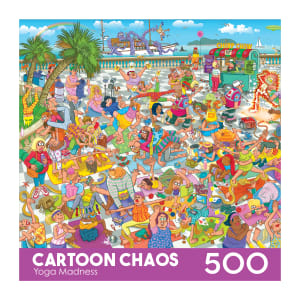 Cartoon Chaos - Yoga Madness Cartoon By RoseArt