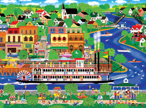 Lady of the River Boat By RoseArt