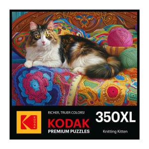 Kodak 350Pc Knitting Kitten Cats By Kodak
