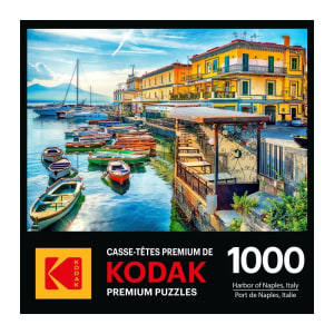 Harbor Of Naples, Italy Boat By Kodak