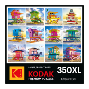 Lifeguard Huts Beach & Ocean By Kodak